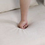Fauteuil surdimensionné avec rangement et accoudoir asymétrique
