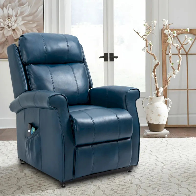 Fauteuil inclinable releveur en similicuir