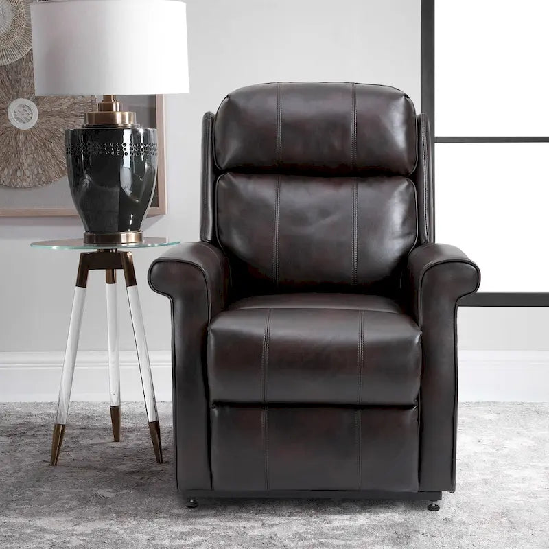 Fauteuil inclinable releveur en similicuir