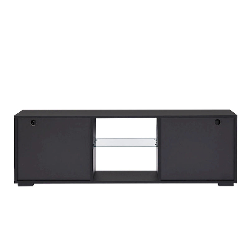 Meuble TV de 130 cm avec lumières LED pour téléviseurs jusqu'à 175 cm