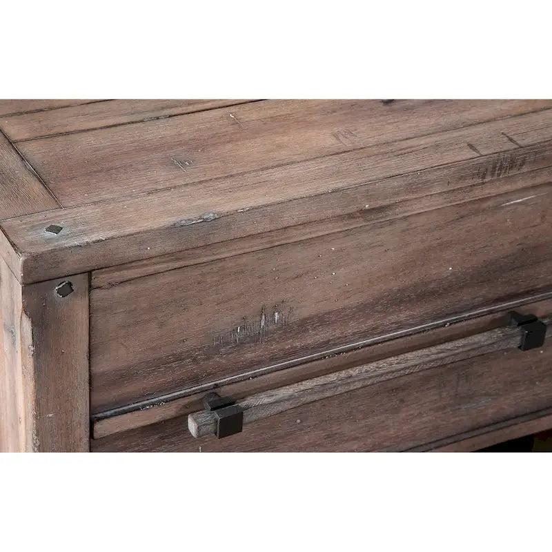 Commode à 7 tiroirs au fini rustique