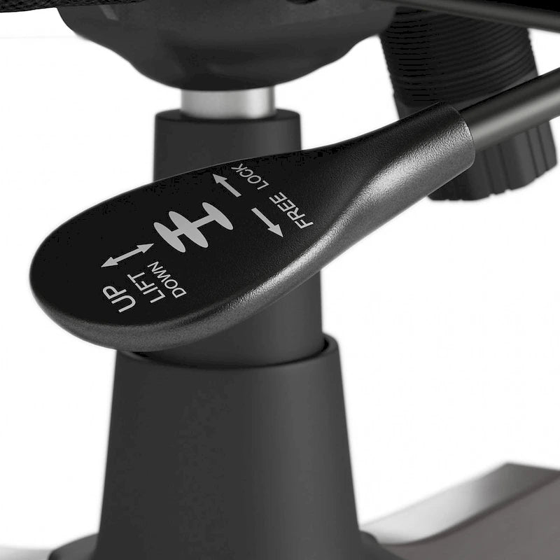 Chaise de bureau capitonnée à dossier haut avec accoudoirs